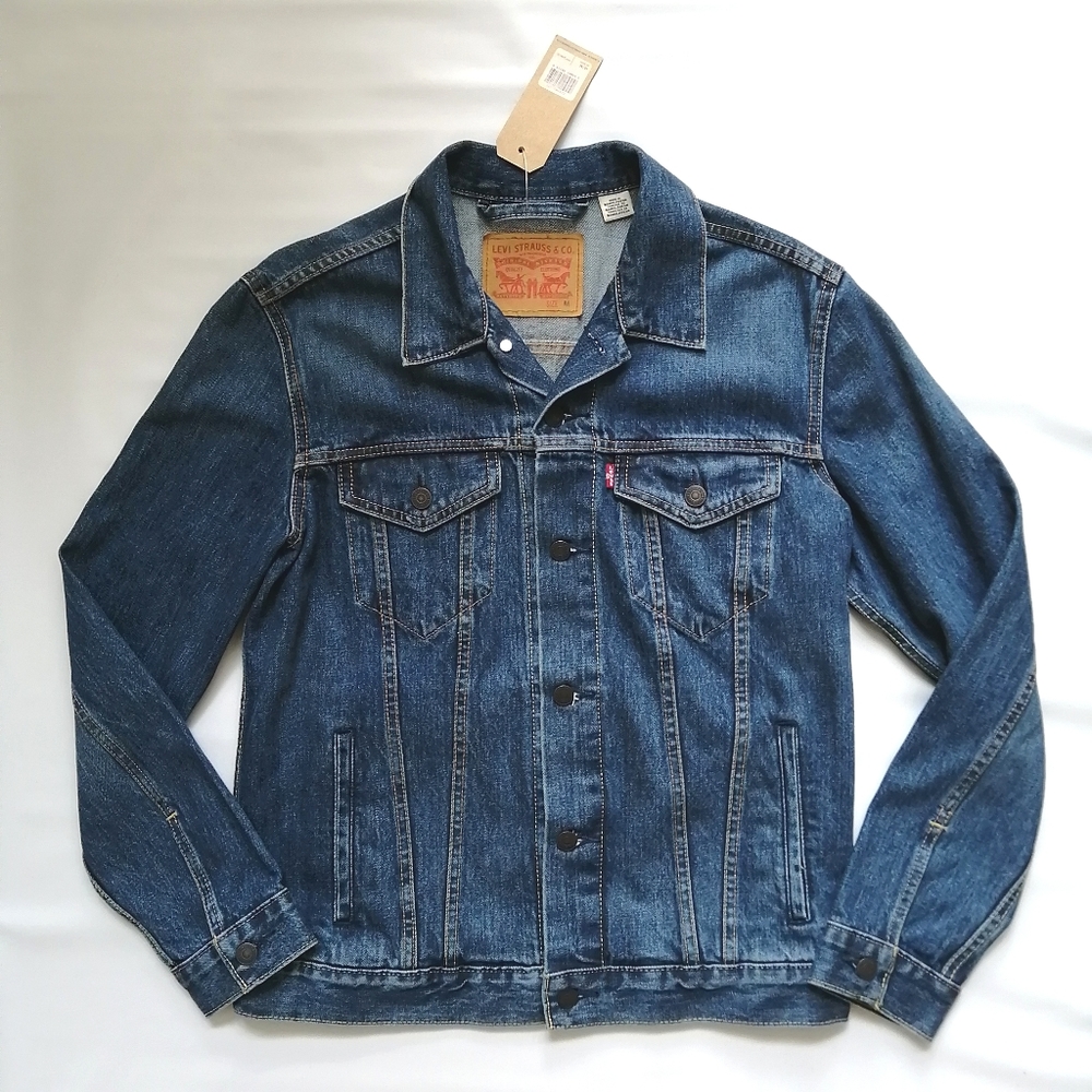 Levi's Blue Trucker Denim Jacket Medium NWT